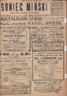 Goniec Miński: organ polski bezpartyjny dla wszystkich. 1919.12.04 R.1 Nr91