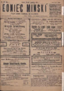 Goniec Miński: organ polski bezpartyjny dla wszystkich. 1919.12.30 R.1 Nr115