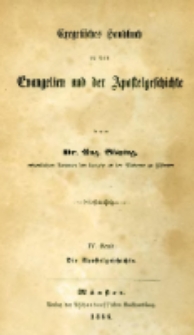 Erkl&auml;rung der Apostelgeschichte