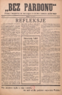 Bez Pardonu : pismo bezpartyjne walczące o dobro narodu polskiego 1937.07 R.2 Nr7