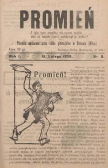 Promień 1926.02.15 R.1 Nr8