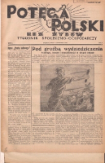 Potega Polski bez Żydów : tygodnik społeczno-gospodarczy 1936.11.01 R.1 Nr10