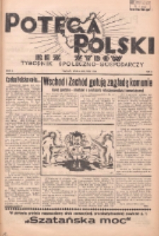 Potega Polski bez Żydów : tygodnik społeczno-gospodarczy 1936.12.09 R.1 Nr15