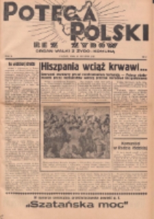 Potega Polski bez Żyd&oacute;w : tygodnik społeczno-gospodarczy 1937.01.10 R.2 Nr2