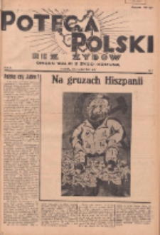 Potega Polski bez Żydów : tygodnik społeczno-gospodarczy 1937.02.07 R.2 Nr7