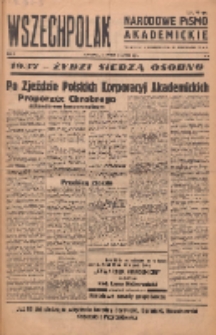 Wszechpolak : narodowe pismo akademickie 1937.02.18 R.1 Nr6