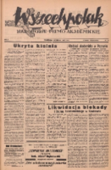 Wszechpolak : narodowe pismo akademickie 1937.05.09 R.1 Nr16