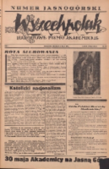 Wszechpolak : narodowe pismo akademickie 1937.05.30 R.1 Nr19