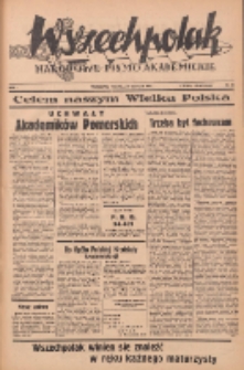 Wszechpolak : narodowe pismo akademickie 1937.06.27 R.1 Nr23