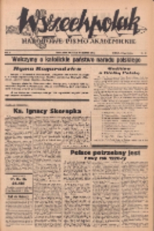 Wszechpolak : narodowe pismo akademickie 1937.08.18 R.1 Nr28