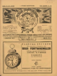 Przegląd Zegarmistrzowski i Złotniczy : gazeta handlowa rynku zegarmistrzowskiego, złotniczego, biżuterii, optyki i branż pokrewnych 1930.10.01 R.6 Nr19