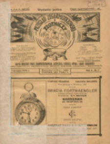 Przegląd Zegarmistrzowski i Złotniczy : gazeta handlowa rynku zegarmistrzowskiego, złotniczego, biżuterii, optyki i branż pokrewnych 1929.01.01 R.5 Nr1