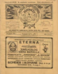 Przegląd Zegarmistrzowski i Złotniczy : gazeta handlowa rynku zegarmistrzowskiego, złotniczego, biżuterii, optyki i branż pokrewnych 1929.08.20 R.5 Nr19