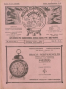 Przegląd Zegarmistrzowski i Złotniczy : gazeta handlowa rynku zegarmistrzowskiego, złotniczego, biżuterii, optyki i branż pokrewnych 1928.03.15 R.4 Nr6