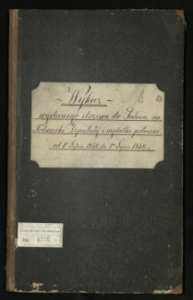 Wykaz wydanego drzewa do pałacu, na folwarki, deputaty i wydatki potoczne od 1-go lipca 1868 do 1-go lipca 1869 r. w majętności k&oacute;rnickiej