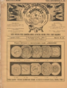 Przegląd Zegarmistrzowski i Złotniczy : gazeta handlowa rynku zegarmistrzowskiego, złotniczego, biżuterii, optyki i branż pokrewnych 1928.12.01 R.4 Nr23