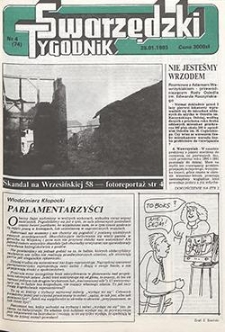 Tygodnik Swarzędzki 1993.01.28 Nr4(74)