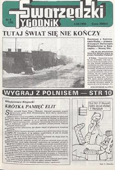 Tygodnik Swarzędzki 1993.02.04 Nr5(75)