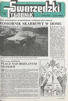 Tygodnik Swarzędzki 1993.04.22 Nr16(86)