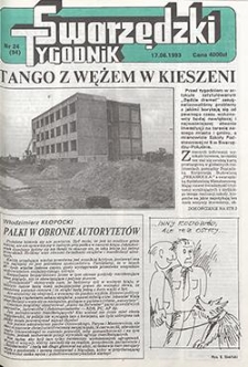 Tygodnik Swarzędzki 1993.06.17 Nr24(94)