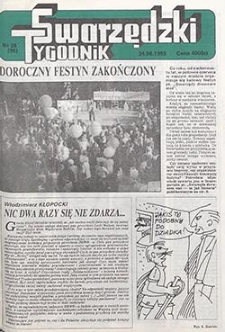 Tygodnik Swarzędzki 1993.06.24 Nr25(95)