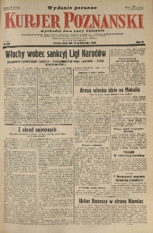 Kurier Poznański 1935.10.30 R.30 nr 500