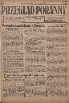 GazetyPrzegląd Poranny: pismo niezależne i bezpartyjne 1922.11.18 R.2 Nr310