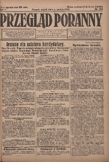 Przegląd Poranny: pismo niezależne i bezpartyjne 1922.12.08 R.2 Nr330