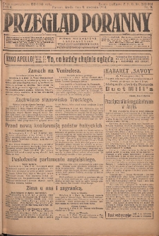 Przegląd Poranny: pismo niezależne i bezpartyjne 1924.01.09 R.4 Nr9