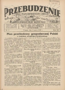 Przebudzenie: organ Związku Robotników Rolnych i Leśnych ZZP. 1939.03.02 R.20 Nr9