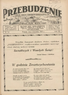 Przebudzenie: organ Związku Robotników Rolnych i Leśnych ZZP. 1939.04.06 R.20 Nr14