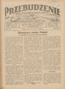 Przebudzenie: organ Związku Robotników Rolnych i Leśnych ZZP. 1939.06.15 R.20 Nr24