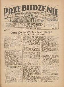 Przebudzenie: organ Związku Robotnik&oacute;w Rolnych i Leśnych ZZP. 1939.08.10 R.20 Nr32