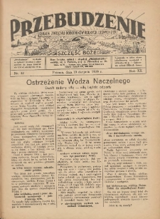 Przebudzenie: organ Związku Robotników Rolnych i Leśnych ZZP. 1939.08.10 R.20 Nr32