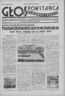 Głos Powstańca Wielkopolskiego: organ Związku Powstańc&oacute;w Wielkopolskich; niezależny tygodnik chrześcijański i narodowy 1939.07.09 R.2 Nr28