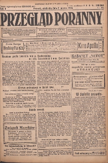 Przegląd Poranny: pismo niezależne i bezpartyjne 1924.03.02 R.4 Nr61