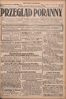 Przegląd Poranny: pismo niezależne i bezpartyjne 1924.03.17 R.4 Nr76