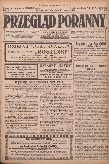 Przegląd Poranny: pismo niezależne i bezpartyjne 1924.03.30 R.4 Nr89