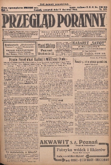 Przegląd Poranny: pismo niezależne i bezpartyjne 1924.04.17 R.4 Nr107