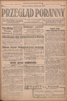 Przegląd Poranny: pismo niezależne i bezpartyjne 1924.05.11 R.4 Nr128