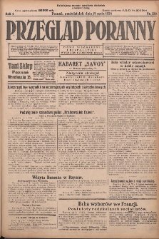 Przegląd Poranny: pismo niezależne i bezpartyjne 1924.05.19 R.4 Nr136