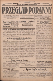 Przegląd Poranny: pismo niezależne i bezpartyjne 1924.05.19 R.4 Nr136
