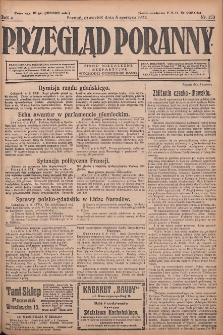 Przegląd Poranny: pismo niezależne i bezpartyjne 1924.06.05 R.4 Nr153