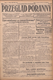 Przegląd Poranny: pismo niezależne i bezpartyjne 1924.06.20 R.4 Nr167