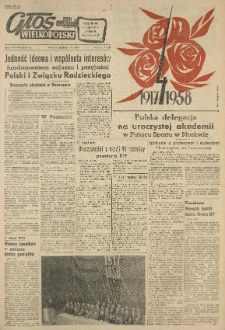 Głos Wielkopolski. 1958.11.07 R.14 nr265 Wyd.A