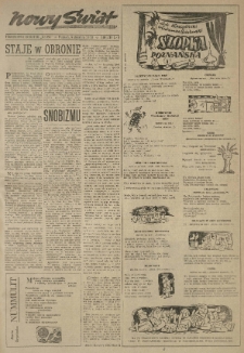 Nowy Świat. Tygodniowy dodatek Głosu Wielkopolskiego. 1958.01.05 R.8 nr2