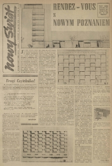 Nowy Świat. Tygodniowy dodatek Głosu Wielkopolskiego. 1958.01.12 R.8 nr3