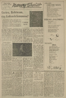 Nowy Świat. Tygodniowy dodatek Głosu Wielkopolskiego. 1958.03.16 R.8 nr12