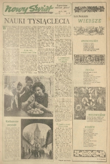 Nowy Świat. Tygodniowy dodatek Głosu Wielkopolskiego. 1958.04.06 R.8 nr15