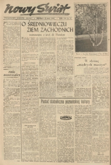 Nowy Świat. Tygodniowy dodatek Głosu Wielkopolskiego. 1958.05.25 R.8 nr22